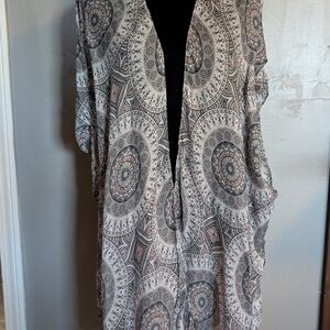 Women's Patterned Kimono Jacket